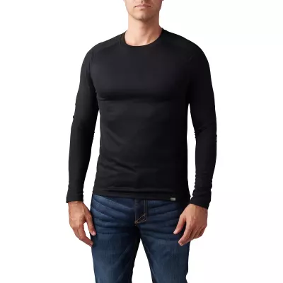 Термореглан 5.11 Tactical "Tropos Long Sleeve Baselayer Top" Black