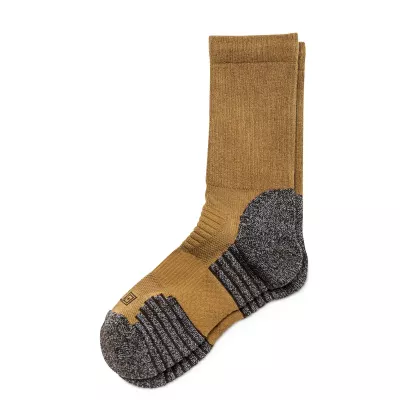 Шкарпетки тактичні "5.11 Tactical® Duty Ready Ultra Crew Socks" US Dark Coyote