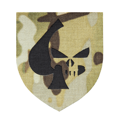 Патч Camotec Піка Каратель (7*8) Multicam