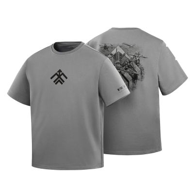 Футболка M-Tac Хартія Oversize Світло, light Grey, світло-сірий