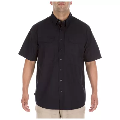 Рубашка тактическая с коротким рукавом "5.11 Stryke ™ Shirt - Short Sleeve" Dark Navy