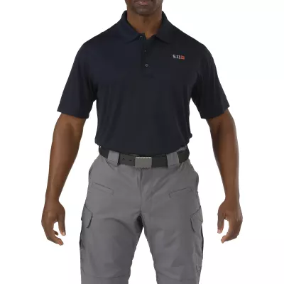Футболка поло тактична з коротким рукавом "5.11 Pinnacle Short Sleeve Polo" Dark Navy