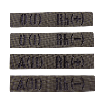 Патч Camotec Група крові (2.5*13) Army Olive