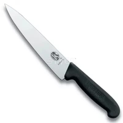 Ніж Victorinox для оброблення Fibrox, 19 см, клинок 19 мм, сталь X50CrMoV15, Чорний