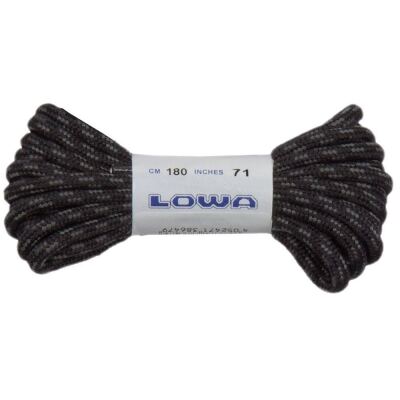 Шнурки LOWA Trekking 180 cm, чорний/сірий у крапку
