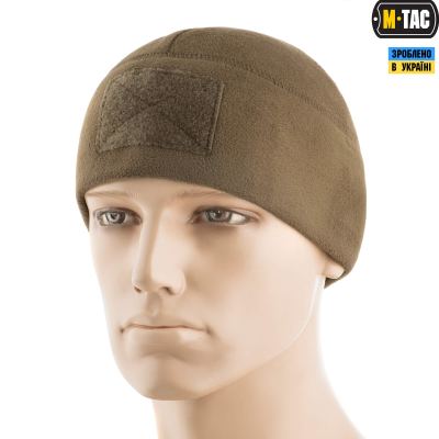 Шапка M-Tac Watch Cap Elite фліс (270г/м2) з липучкою Dark Олива