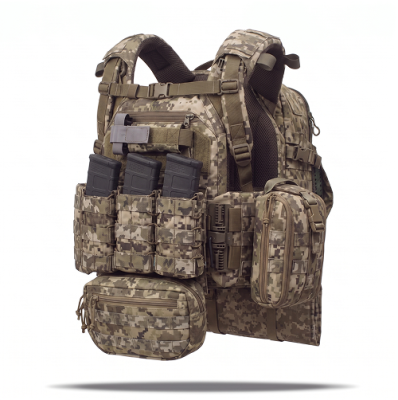 Комплект спорядження DayTreck Tactical Set (під плити 25 × 30 см). Піксель (мм-14)