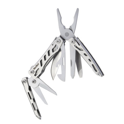 Мультитул NexTool Mini Flagship NE20146, 10 функцій. Нержавіюча сталь. Сірий