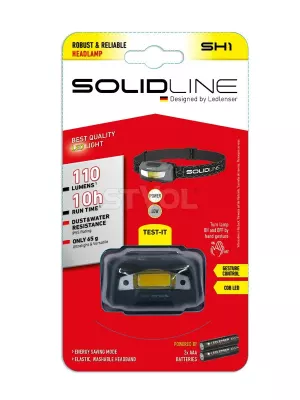 Ліхтар Led Lenser Solidline SH1, 110/15, блістер, 110Lum