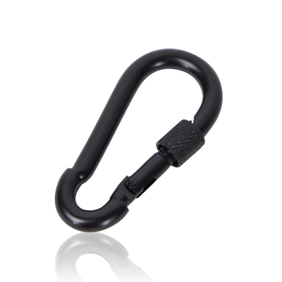 Карабін Skif Outdoor Clasp II. 180 кг. Нержавіюча сталь. Колір Чорний