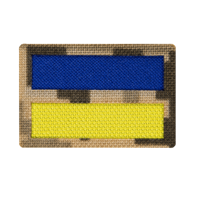 Патч Camotec прапор України (4.5*3) Піксель (ММ-14)
