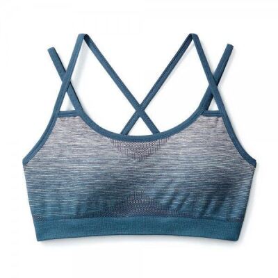 Бра Smartwool PhD Seamless Strappy Bra, Blue Steel