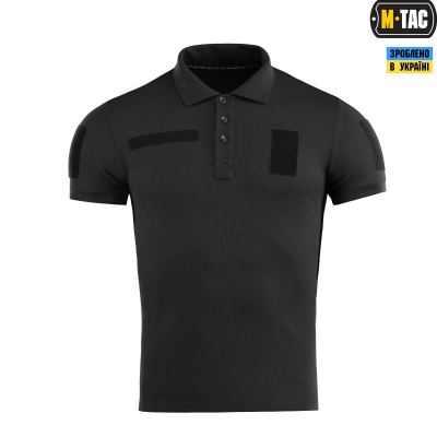 Поло тактичне M-Tac 65/35 Чорний, black
