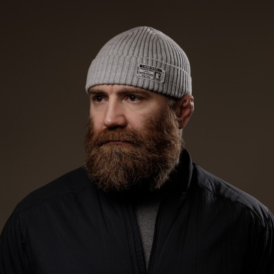 Шапка-біні R3ICH Valhalla ticket. One size. Сірий