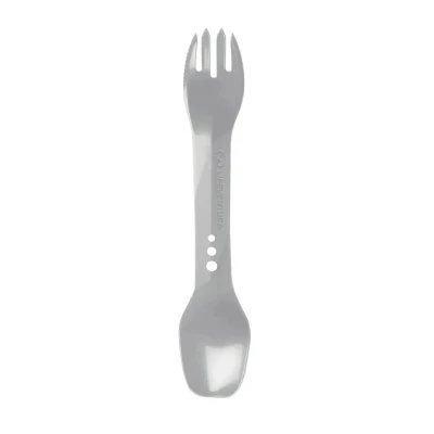 Ложка-вилка с ножом Lifeventure Ellipse Spork. Светло-серый Ложка-вилка с ножом Lifeventure Ellipse Spork. Светло-серый