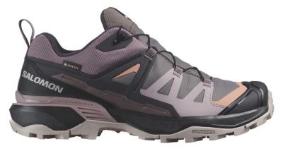 Жіночі трекінгові кросівки Salomon X ULTRA 360 Gore-Tex — Сірий/фіолетовий