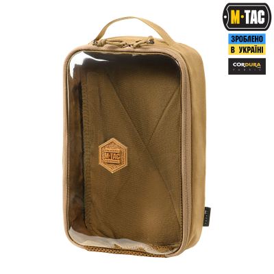 Органайзер утилитарный прозрачный M-Tac Elite Large Gen.II Койот