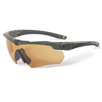 Окуляри захисні балістичні "ESS Crossbow Hunting Stealth Olive with HI-Def Bronze & Gray Lenses" Olive