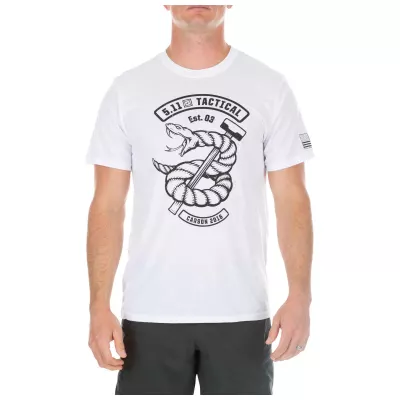 Футболка-реглан с рисунком "5.11 Snake Sledge Tee" White