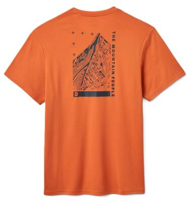Футболка чоловіча Rab Crimp Collage Tee, Dark Melba