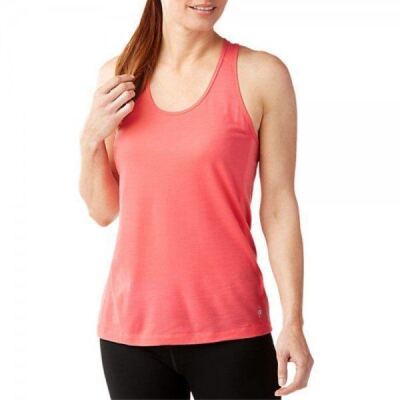 Женская майка Smartwool PhD Ultra Light Tank, Bright Coral