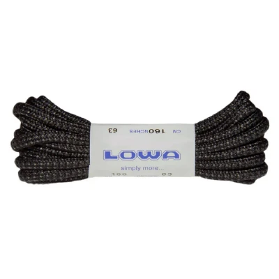 Шнуровка круглая Lowa ATC Mid Black-Grey Dotted (черно-серый). Длина 160 см Шнуровка круглая Lowa ATC Mid Black-Grey Dotted (черно-серый). Длина 160 см