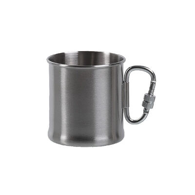 Кружка нержавеющая Sturm Mil-Tec® "Stainless Steel Karabiner Cup" (250 ml) Steel