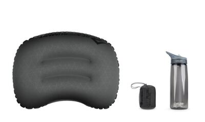 Подушка надувна Sea to Summit Aeros Ultralight Pillow, Large, 14х44х32 см, Grey