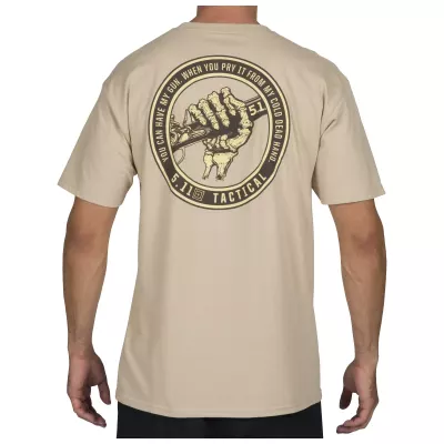 Футболка з малюнком "5.11 Cold Hands T-Shirt" Tan