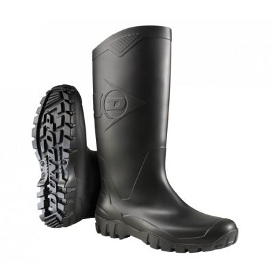 Чоботи гумові Dunlop чорні, модель Dane