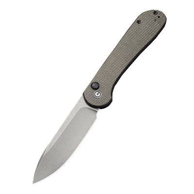 Ніж складаний Civivi Elementum Pocket Сірий Micarta C2103C