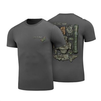 Футболка M-Tac My EDC Темно, dark Grey, темно-сірий
