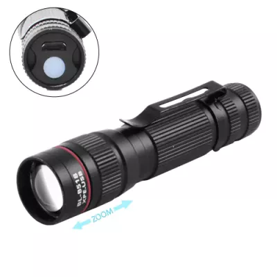 Ліхтар ручний Police X-Balog LED + COB USB BL-B518, Чорний