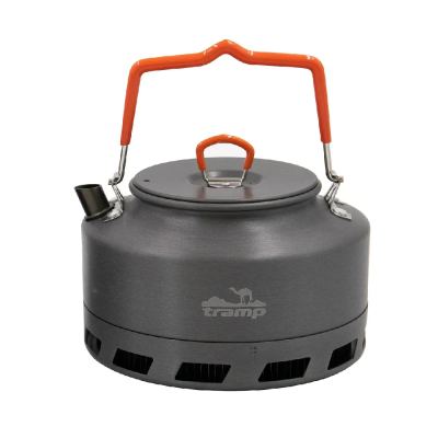 Чайник Tramp из анодированного алюминия с теплообменником 1,1 л TRC-120, темно-серый