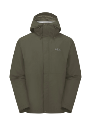 Мембранна куртка чоловіча Rab Downpour Jacket, Army