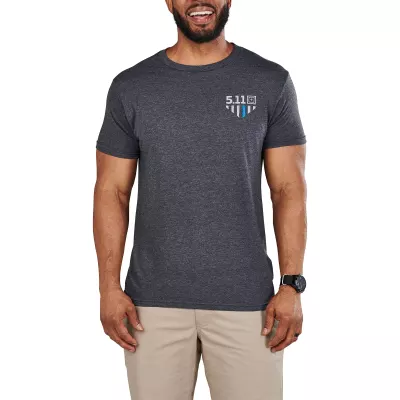 Футболка с рисунком "5.11 Tactical Peacemakers" CHARCOAL HEATHER