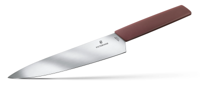 Ніж Victorinox кухонний шефський Swiss Modern Grape, 22 см, бордо, блістер