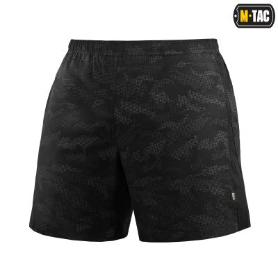 Шорти M-Tac Training Чорні Reflective Camo, black Reflective Camo