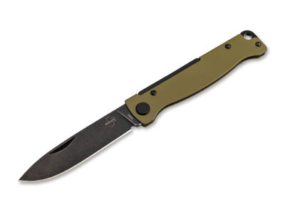 Ніж Boker Atlas OD Green, клинок 75 мм, сталь Sandvik 12C27