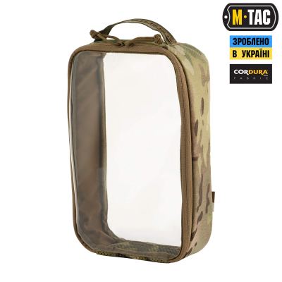 M-Tac органайзер утилитарный прозрачный Elite Large (30х19 см) Мультикам