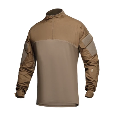 Тактическая рубашка Core Combat Shirt, длинный рукав, комбинированные материалы. Койот. M Тактическая рубашка Core Combat Shirt, длинный рукав, комбинированные материалы. Койот. M