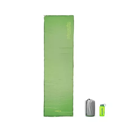 Самонадувний килимок Pinguin Horn, 181 × 51 × 3 см – Зелений