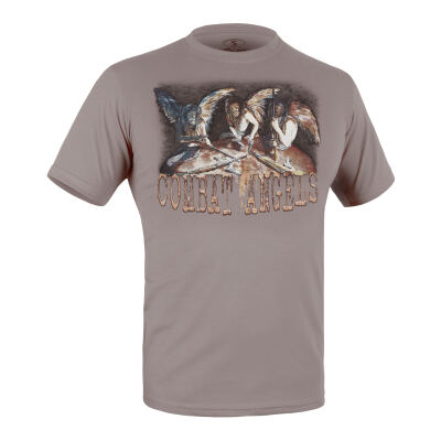 Футболка з малюнком "Combat Angels" Iron Grey