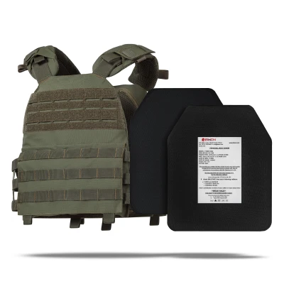 Бронежилет 3 (+++) уровня NIJ (M.V.P.). Вес 3.8 кг. Керамические плиты Elmon 1.65 кг. Олива