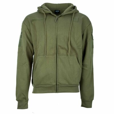 Реглан с капюшоном на молнии "TACTICAL HOODIE" Olive
