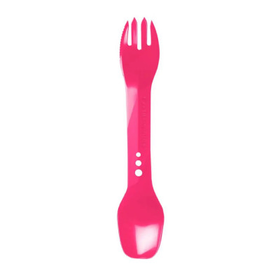 Ложка-вилка з ножем Lifeventure Ellipse Spork. Рожевий