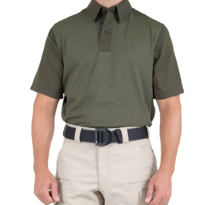 Футболка-поло First Tactical M'ens V2 BDU Performance Short Sleeve Shirt. Зелений