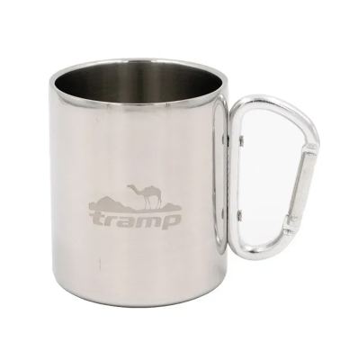 Термокружка с карабином Tramp 350 мл TRC-122, олива