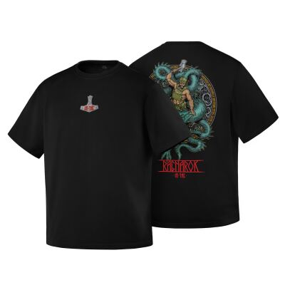 Футболка M-Tac Ragnarok Cotton Hard Чорна, black, чорний