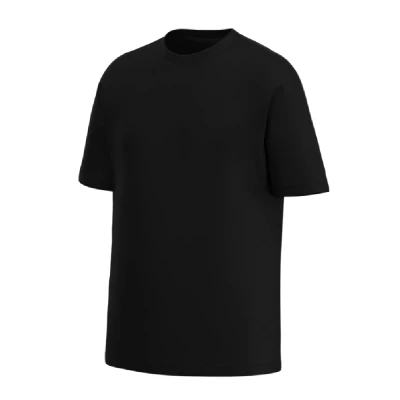 Футболка Men's Set Oversize Fit U-neck. Cotton. Чорний Футболка Men's Set Oversize Fit U-neck. Cotton. Чорний